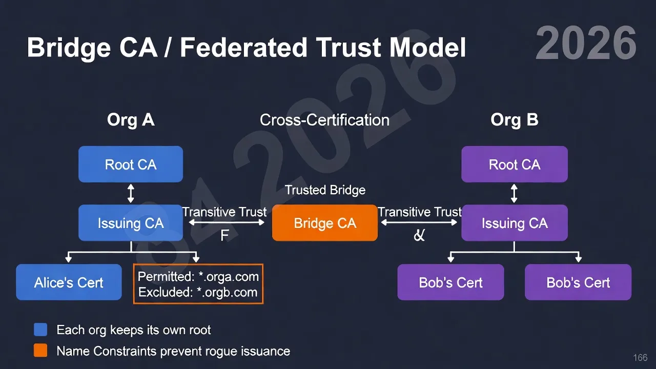 Bridge CA Cross-Certification Diagram 2026